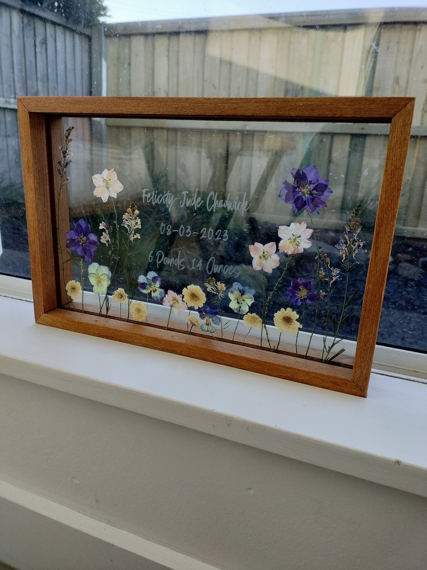 Custom Floral Frame
