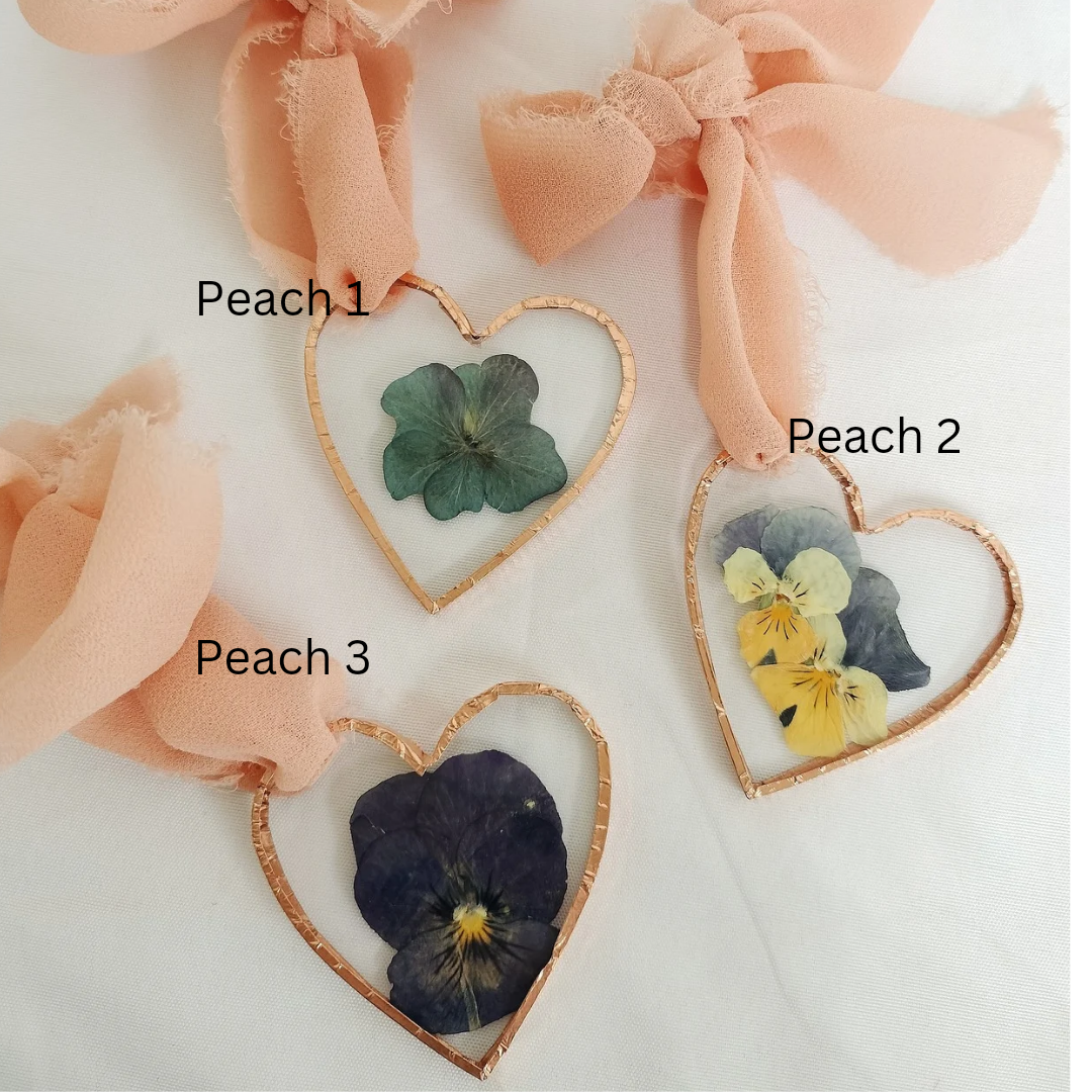 small floral decorations | heart